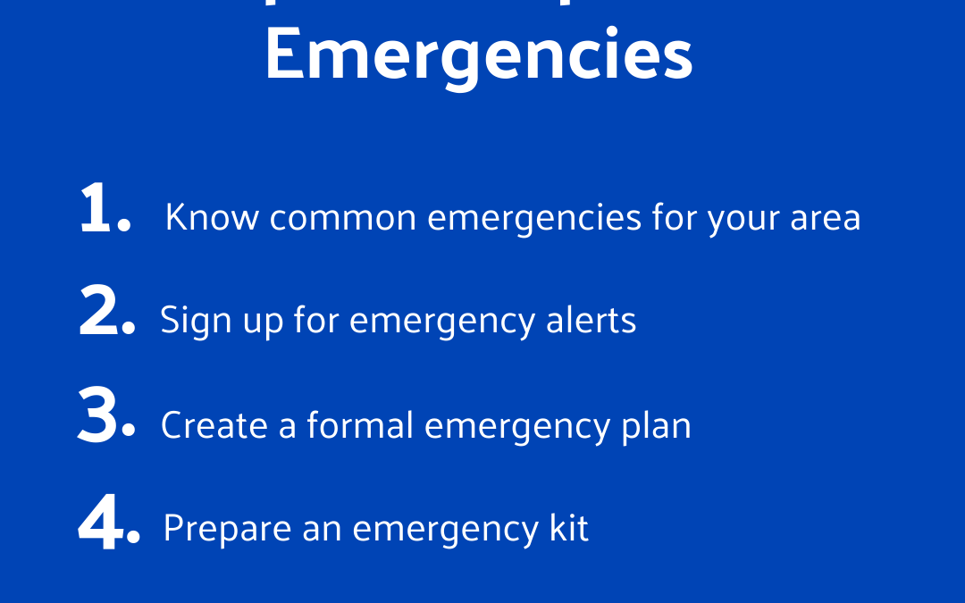 Are you prepared for an emergency?